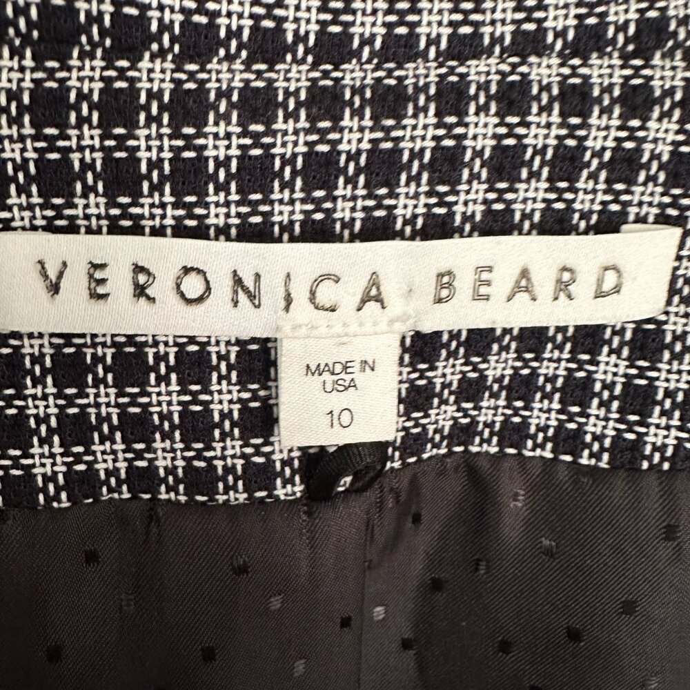 Veronica Beard Schoolboy Houndstooth Blazer